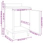vidaXL Mesa de trabajo comercial mueble acero inoxidable 60x60x96 cm vidaXL Mesa de trabajo comercial mueble acero inoxidable 60x60x96 cm