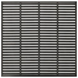 vidaXL Valla de lamas WPC gris oscuro 180x180 cm