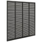 vidaXL Valla de lamas WPC gris oscuro 180x180 cm