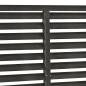 vidaXL Valla de lamas WPC gris oscuro 180x180 cm