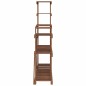 vidaXL Soporte para flores de madera maciza abeto 110x25x111 cm