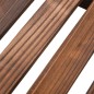vidaXL Soporte para flores de madera maciza abeto 110x25x111 cm