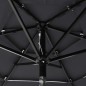 vidaXL Sombrilla de 3 niveles con poste de aluminio antracita 2 m vidaXL Sombrilla de 3 niveles con poste de aluminio antracita 2 m