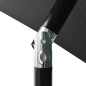 vidaXL Sombrilla de 3 niveles con poste de aluminio antracita 2 m vidaXL Sombrilla de 3 niveles con poste de aluminio antracita 2 m