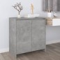 vidaXL Aparador de madera contrachapada gris hormigón 70x41x75 cm vidaXL Aparador de madera contrachapada gris hormigón 70x41x75 cm