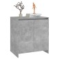 vidaXL Aparador de madera contrachapada gris hormigón 70x41x75 cm vidaXL Aparador de madera contrachapada gris hormigón 70x41x75 cm