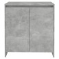 vidaXL Aparador de madera contrachapada gris hormigón 70x41x75 cm vidaXL Aparador de madera contrachapada gris hormigón 70x41x75 cm