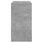 vidaXL Aparador de madera contrachapada gris hormigón 70x41x75 cm vidaXL Aparador de madera contrachapada gris hormigón 70x41x75 cm