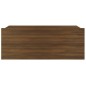 vidaXL Mesita de noche flotante madera roble marrón 40x30x15 cm vidaXL Mesita de noche flotante madera roble marrón 40x30x15 cm