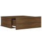 vidaXL Mesita de noche flotante madera roble marrón 40x30x15 cm vidaXL Mesita de noche flotante madera roble marrón 40x30x15 cm