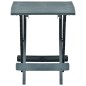 vidaXL Mesa plegable de jardín plástico verde 45x43x50 cm vidaXL Mesa plegable de jardín plástico verde 45x43x50 cm