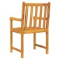 vidaXL Sillas de jardín 2 unidades madera maciza de acacia vidaXL Sillas de jardín 2 unidades madera maciza de acacia