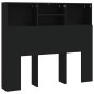 vidaXL Mueble cabecero negro 120x19x103,5 cm vidaXL Mueble cabecero negro 120x19x103,5 cm