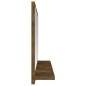 vidaXL Espejo de baño madera contrachapada roble ahumado 40x10,5x37 cm vidaXL Espejo de baño madera contrachapada roble ahumado 40x10,5x37 cm