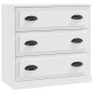 vidaXL Aparador de madera contrachapada blanco 70x35,5x67,5 cm vidaXL Aparador de madera contrachapada blanco 70x35,5x67,5 cm