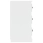 vidaXL Aparador de madera contrachapada blanco 70x35,5x67,5 cm vidaXL Aparador de madera contrachapada blanco 70x35,5x67,5 cm
