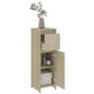 vidaXL Armario de baño madera contrachapada color roble 30x30x95 cm vidaXL Armario de baño madera contrachapada color roble 30x30x95 cm