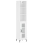 vidaXL Aparador alto madera contrachapada blanco 34,5x34x180 cm vidaXL Aparador alto madera contrachapada blanco 34,5x34x180 cm