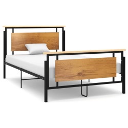 vidaXL Estructura de cama de metal 120x200 cm