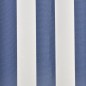 vidaXL Toldo de lona azul y blanco 500x300 cm