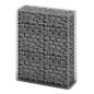 vidaXL Cesta para muro de gaviones de alambre galvanizado 100x80x30 cm vidaXL Cesta para muro de gaviones de alambre galvanizado 100x80x30 cm