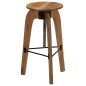 vidaXL Taburetes de cocina 2 uds madera maciza de acacia vidaXL Taburetes de cocina 2 uds madera maciza de acacia