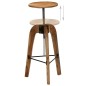 vidaXL Taburetes de cocina 2 uds madera maciza de acacia vidaXL Taburetes de cocina 2 uds madera maciza de acacia
