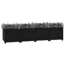 vidaXL Arriate 160x40x38 cm polipropileno