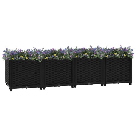vidaXL Arriate 160x40x38 cm polipropileno