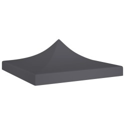 vidaXL Techo de carpa para celebraciones gris antracita 2x2 m 270 g/m² 