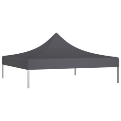 vidaXL Techo de carpa para celebraciones gris antracita 2x2 m 270 g/m² 