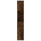 vidaXL Armario baño madera contrachapada roble ahumado 32x25,5x190 cm vidaXL Armario baño madera contrachapada roble ahumado 32x25,5x190 cm