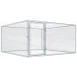 vidaXL Perrera de exterior de acero galvanizado 2x2x1 m vidaXL Perrera de exterior de acero galvanizado 2x2x1 m
