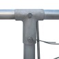 vidaXL Perrera de exterior de acero galvanizado 2x2x1 m vidaXL Perrera de exterior de acero galvanizado 2x2x1 m