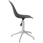 vidaXL Sillas de comedor giratorias 4 unidades PP gris clara vidaXL Sillas de comedor giratorias 4 unidades PP gris clara