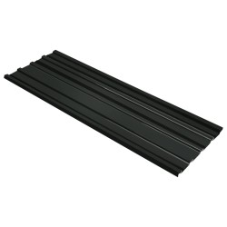 vidaXL Panel para tejado 12 unidades acero galvanizado gris antracita 