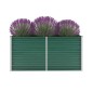 vidaXL Arriate de jardín de acero galvanizado verde 160x40x77 cm vidaXL Arriate de jardín de acero galvanizado verde 160x40x77 cm