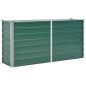 vidaXL Arriate de jardín de acero galvanizado verde 160x40x77 cm vidaXL Arriate de jardín de acero galvanizado verde 160x40x77 cm