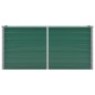 vidaXL Arriate de jardín de acero galvanizado verde 160x40x77 cm vidaXL Arriate de jardín de acero galvanizado verde 160x40x77 cm