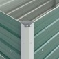 vidaXL Arriate de jardín de acero galvanizado verde 160x40x77 cm vidaXL Arriate de jardín de acero galvanizado verde 160x40x77 cm