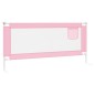 vidaXL Barandilla de seguridad cama de niño rosa tela 200x25 cm vidaXL Barandilla de seguridad cama de niño rosa tela 200x25 cm