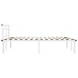 vidaXL Estructura de cama de metal blanco 160x200 cm vidaXL Estructura de cama de metal blanco 160x200 cm