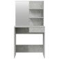 vidaXL Tocador con espejo color gris hormigón 74,5x40x141 cm vidaXL Tocador con espejo color gris hormigón 74,5x40x141 cm