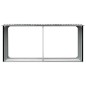vidaXL Casetilla para leña acero galvanizado antracita 330x92x153 cm vidaXL Casetilla para leña acero galvanizado antracita 330x92x153 cm