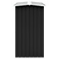 vidaXL Casetilla para leña acero galvanizado antracita 330x92x153 cm vidaXL Casetilla para leña acero galvanizado antracita 330x92x153 cm