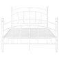 vidaXL Estructura de cama de metal blanco 120x200 cm vidaXL Estructura de cama de metal blanco 120x200 cm