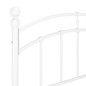 vidaXL Estructura de cama de metal blanco 120x200 cm vidaXL Estructura de cama de metal blanco 120x200 cm