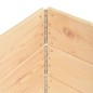 vidaXL Collar de caja de palés 3 uds madera maciza de pino 100x100 cm vidaXL Collar de caja de palés 3 uds madera maciza de pino 100x100 cm