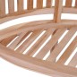 vidaXL Banco banana de madera maciza de teca 200 cm vidaXL Banco banana de madera maciza de teca 200 cm