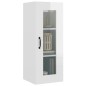 vidaXL Armario de pared colgante blanco brillante 34,5x34x90 cm vidaXL Armario de pared colgante blanco brillante 34,5x34x90 cm